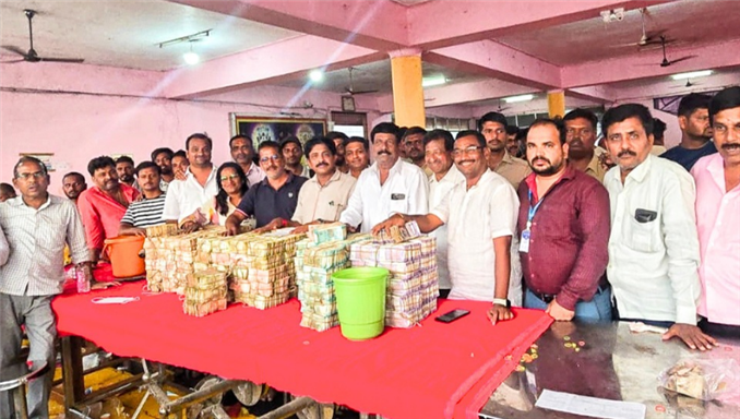 ಶ್ರೀ ಹುಲಿಗೆಮ್ಮ ದೇವಿ ಹುಂಡಿಯಲ್ಲಿ ₹ 81 ಲಕ್ಷ  ಸಂಗ್ರಹ