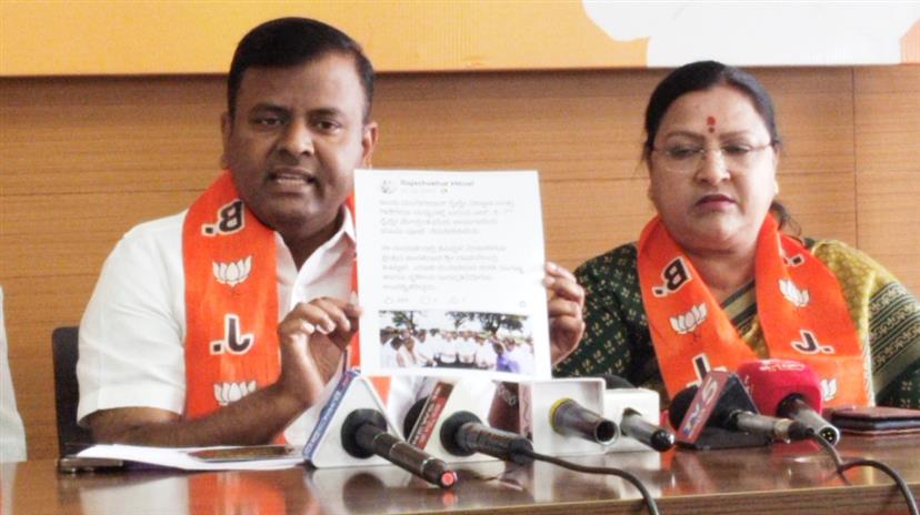 ಹಿಟ್ನಾಳ ಘಟನೆ : ಎಸ್ಪಿ ಸುಮೊಟೋ ಕೇಸ್ ದಾಖಲಿಸಲು ಬಿಜೆಪಿ ಒತ್ತಾಯ