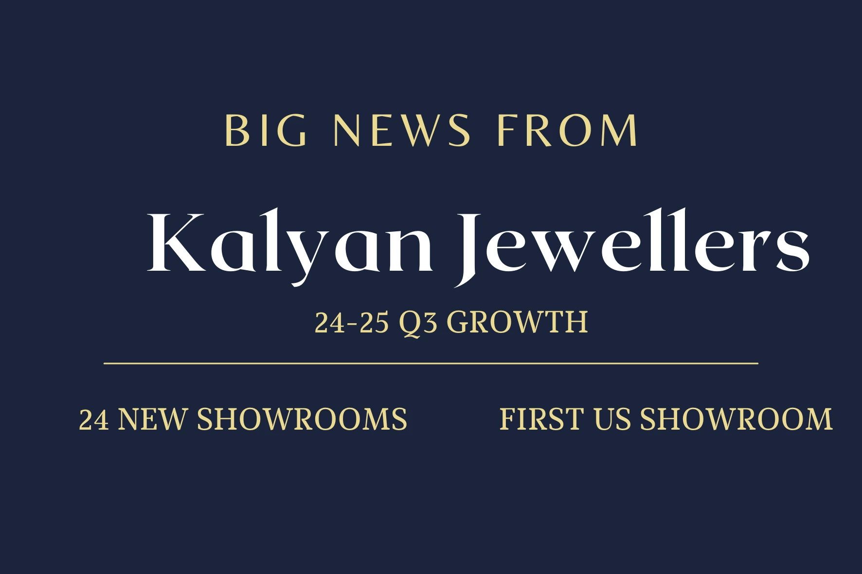 Kalyan Jewellers Q3 2024-2025 Growth Report | Expanding Global Presence