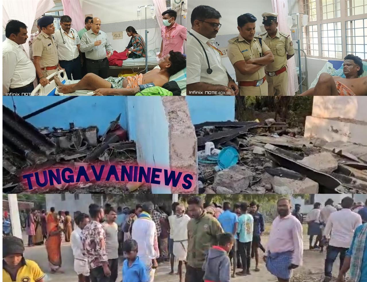 ಕೊಪ್ಪಳ: ಗ್ಯಾಸ್ ಸಿಲಿಂಡರ್ ಬ್ಲಾಸ್ಟ್. 8 ಜನರಿಗೆ ಗಂಭೀರ ಗಾಯ. ಇಡೀ ಮನೆ ನೆಲಸಮ.