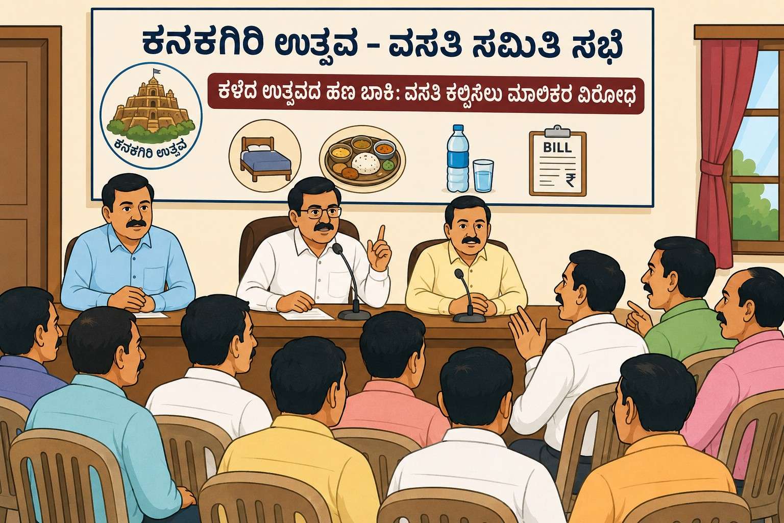 ಕಳೆದ ಉತ್ಸವದ ಹಣ ಬಾಕಿ: ವಸತಿ ಕಲ್ಪಿಸಲು ಮಾಲಿಕರ ವಿರೋಧ