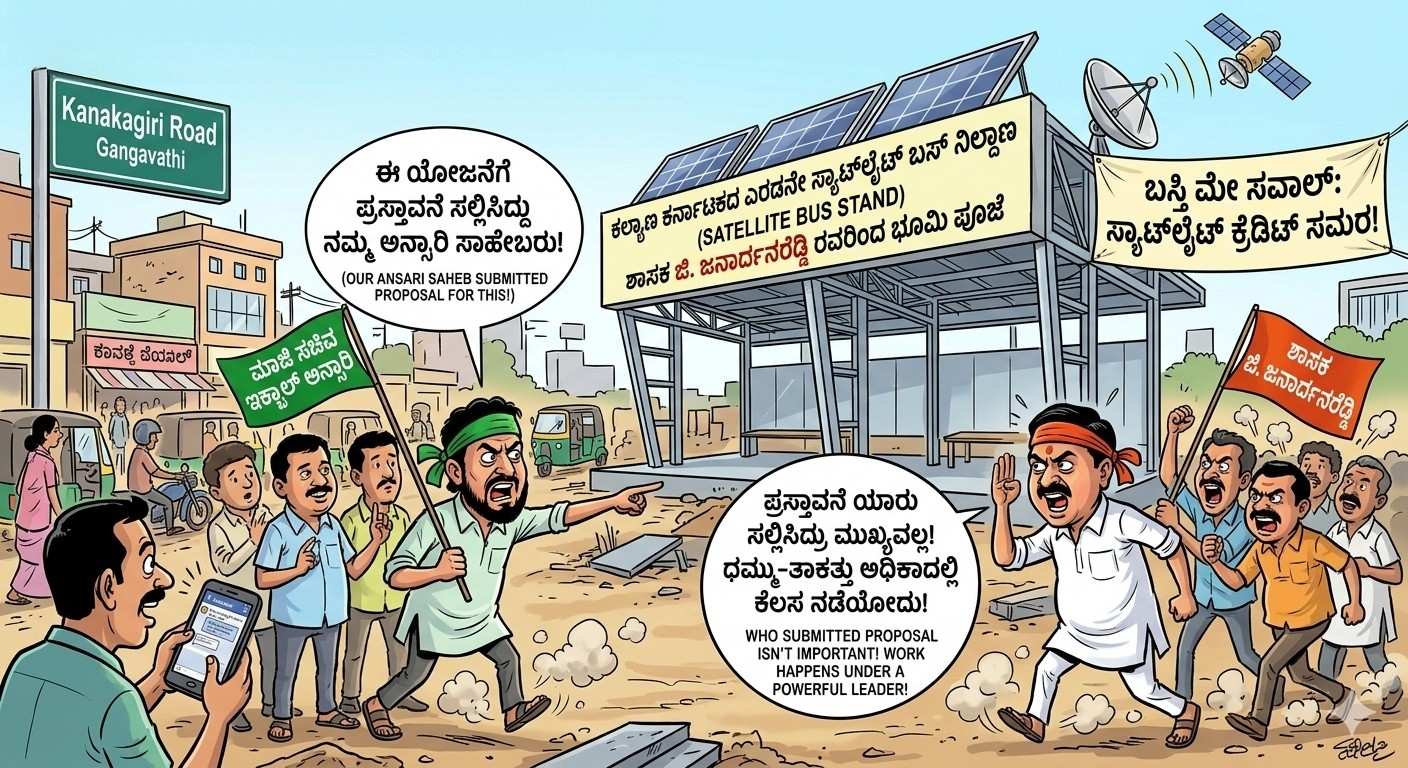 ಬಸ್ತಿ ಮೇ ಸವಾಲ್: ಹಾಲಿ-ಮಾಜಿ ಶಾಸಕರ ಬೆಂಬಲಿಗರ ಮಧ್ಯೆ `ಸ್ಯಾಟ್‌ಲೈಟ್' ಸಮರ