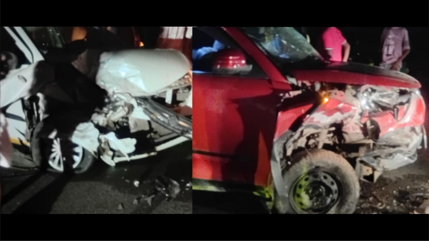 ಸಂಗನಾಳ ಹತ್ತಿರ ಕಾರುಗಳ ಮಧ್ಯೆ ಡಿಕ್ಕಿ