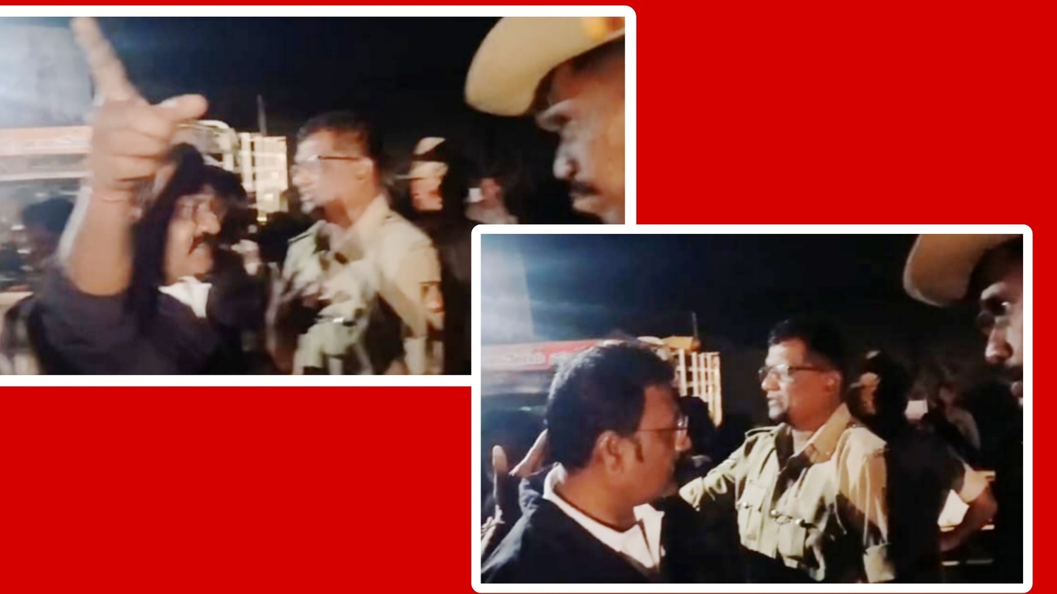 ತಹಸೀಲ್ದಾರ್, ಕಮೀಷನರನ್ನೇ ತಡೆದ ಪೊಲೀಸರು : ಪೋಲಿಸರ ಉದ್ದಟತನದ ವರ್ತನೆಗೆ ಭಾರೀ ಆಕ್ರೋಶ